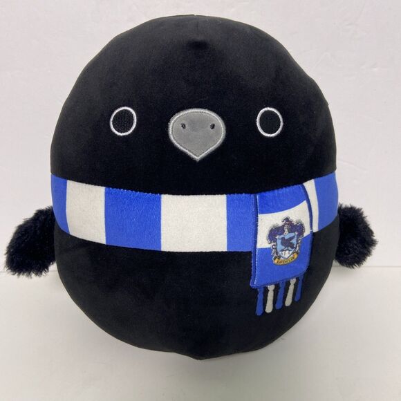 Squishmallow Ravenclaw Squishmallow 10” Harry Potter Blue White Striped Sash - Picture 1 of 9